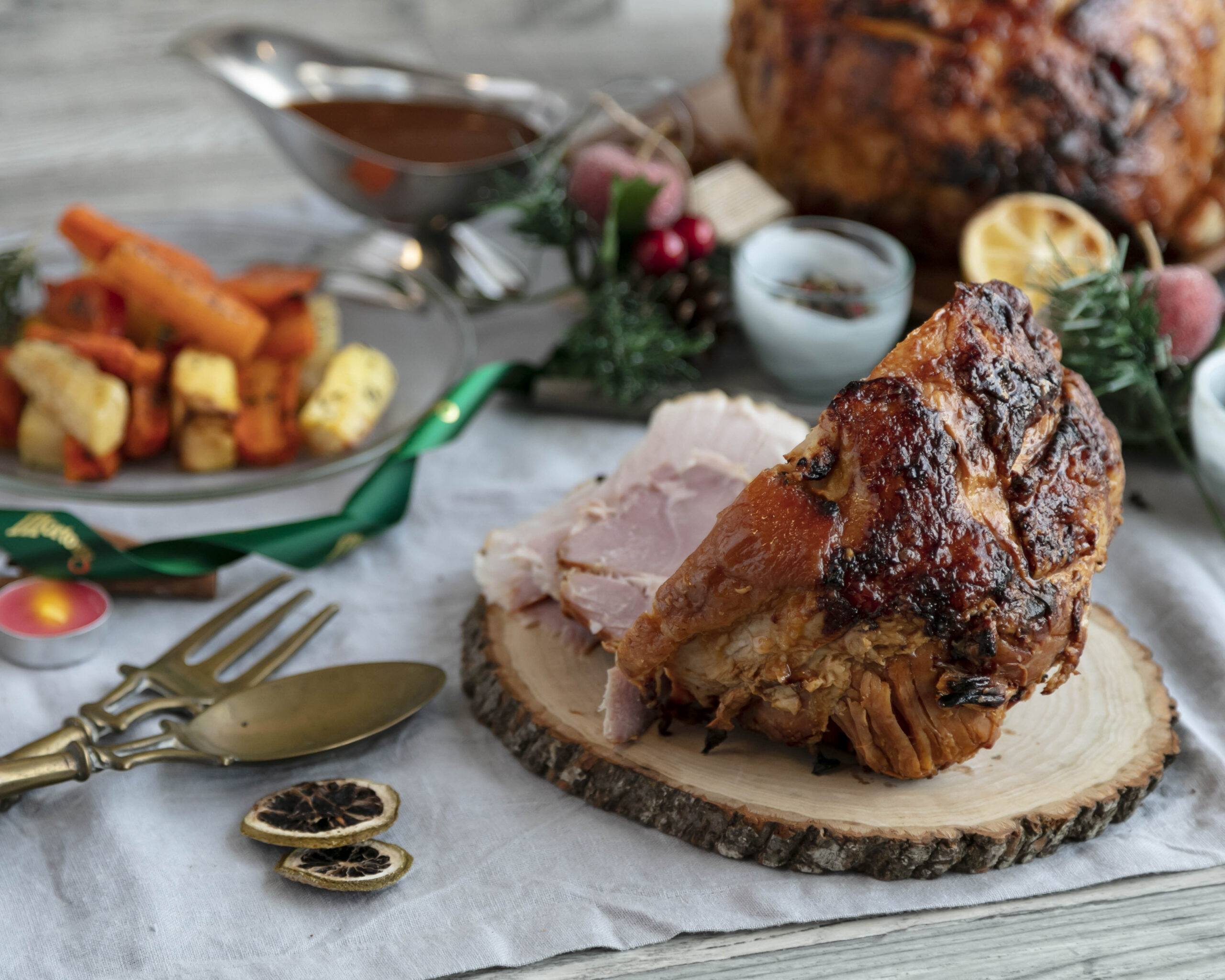 Half Baked and Glazed Ham