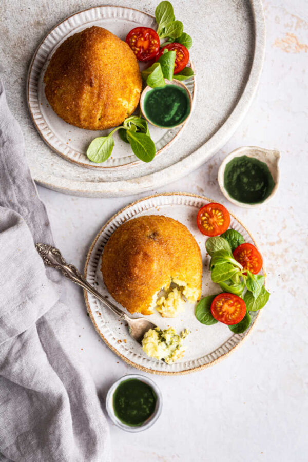 SPINACH & GARLIC ARANCINI