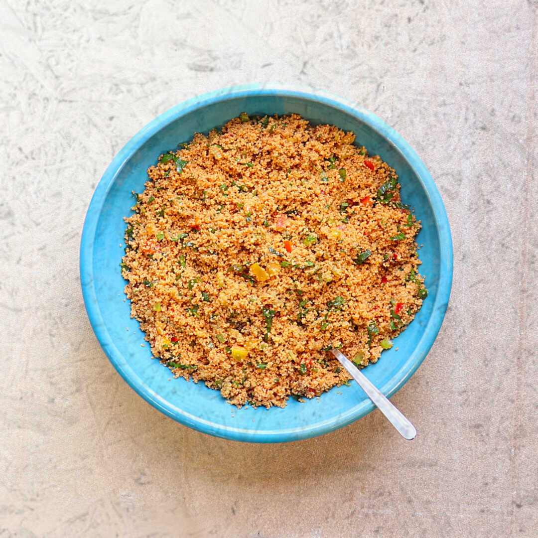 MOROCCAN SPICED COUS COUS SALAD