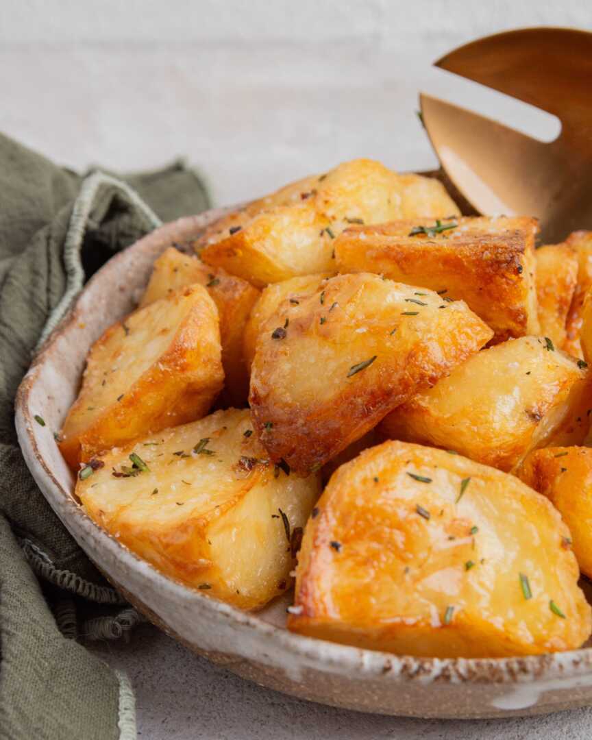 DUCK FAT ROAST POTATOES