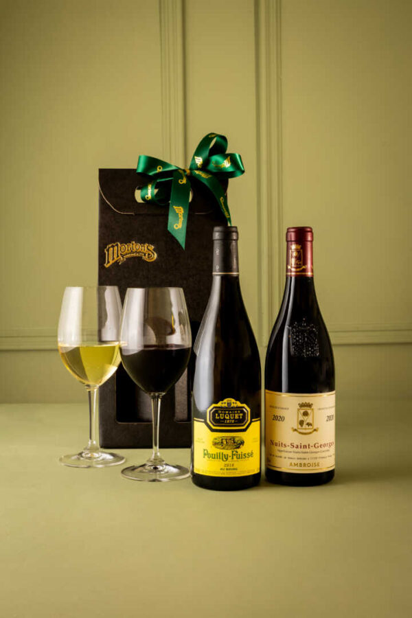 'Burgundy Pairing' - Pouilly-Fuisse ‘Au Bourg’ Roger Luquet & Nuits-Saint-Georges, Ambroise