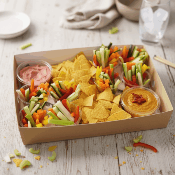 CRUDITES GRAZING BOX - GLUTEN FREE, VEGAN FRIENDLY