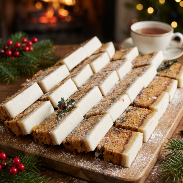 Light Christmas Cake Platter