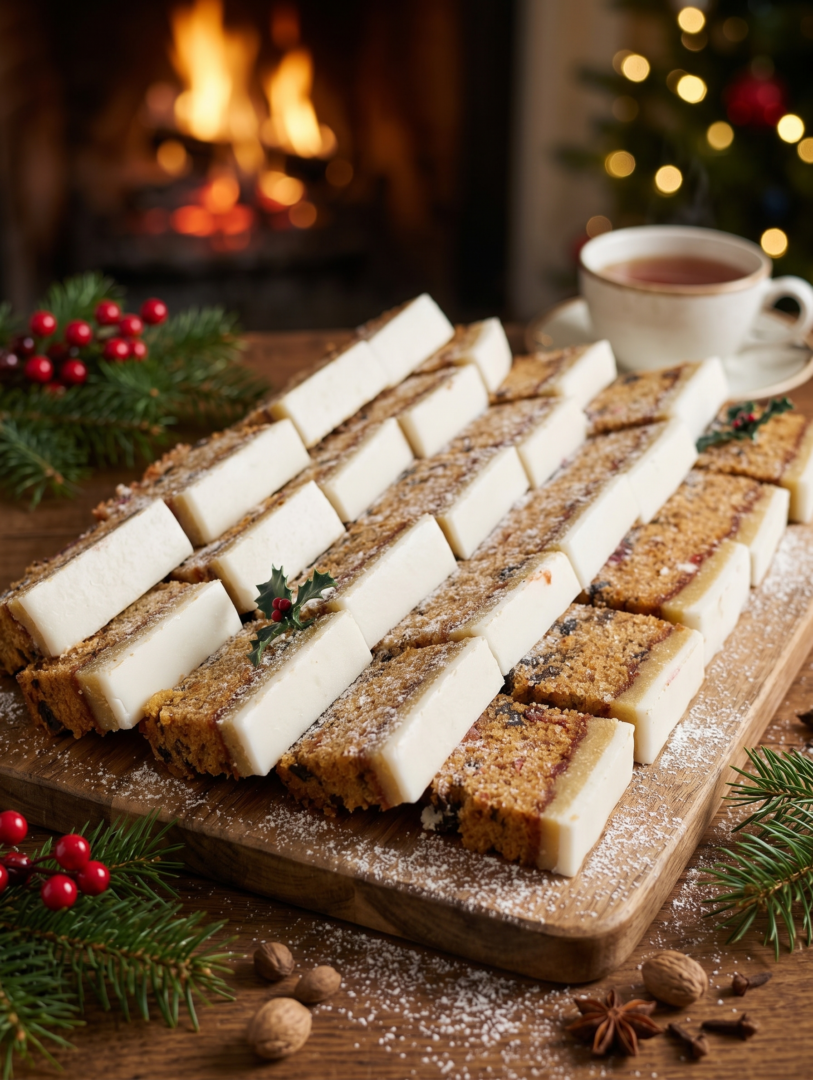 Light Christmas Cake Platter