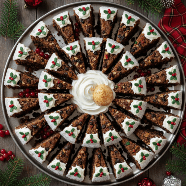 Christmas Cake Platter