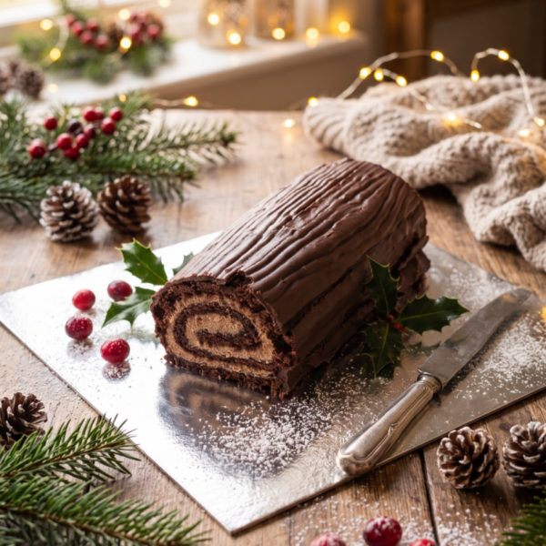 Butter Cream Yule Log